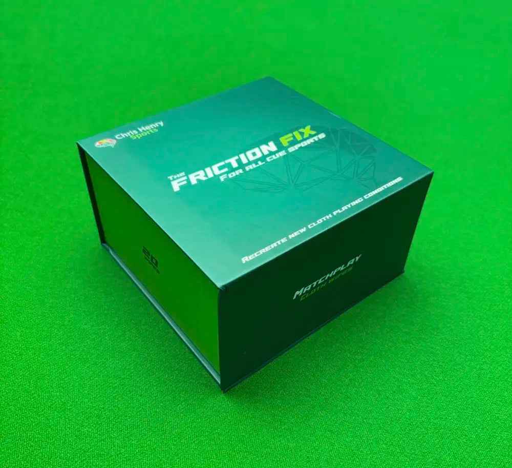 Green box labeled 'Friction Fix' by Chris Henry on a green background