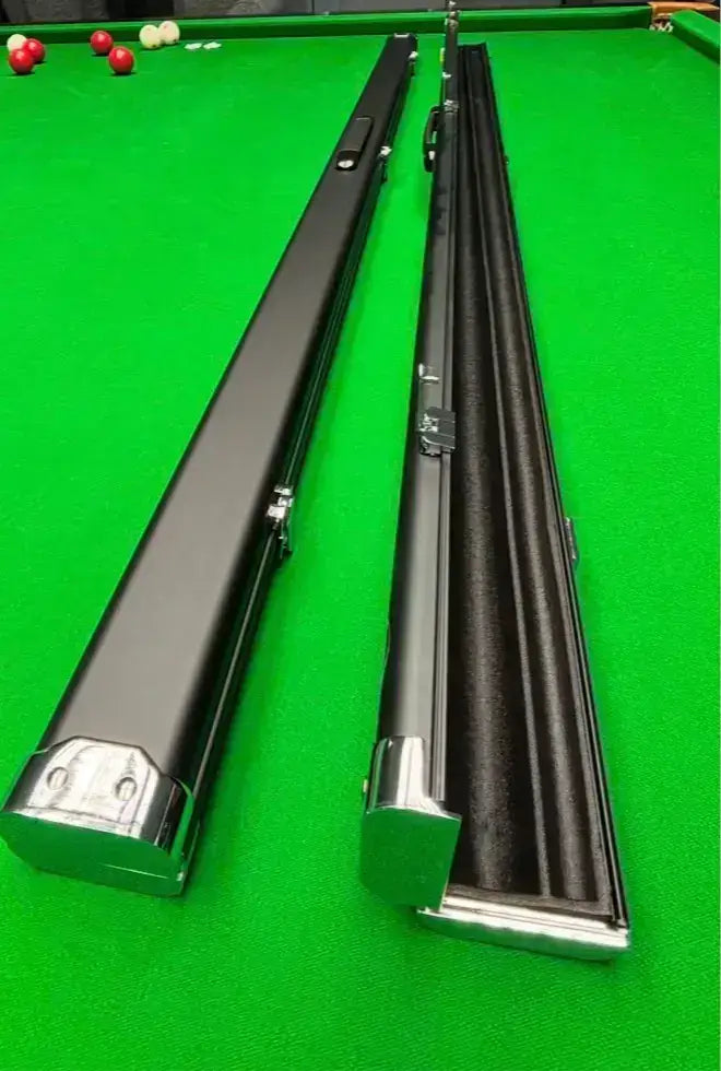 black snooker cue case