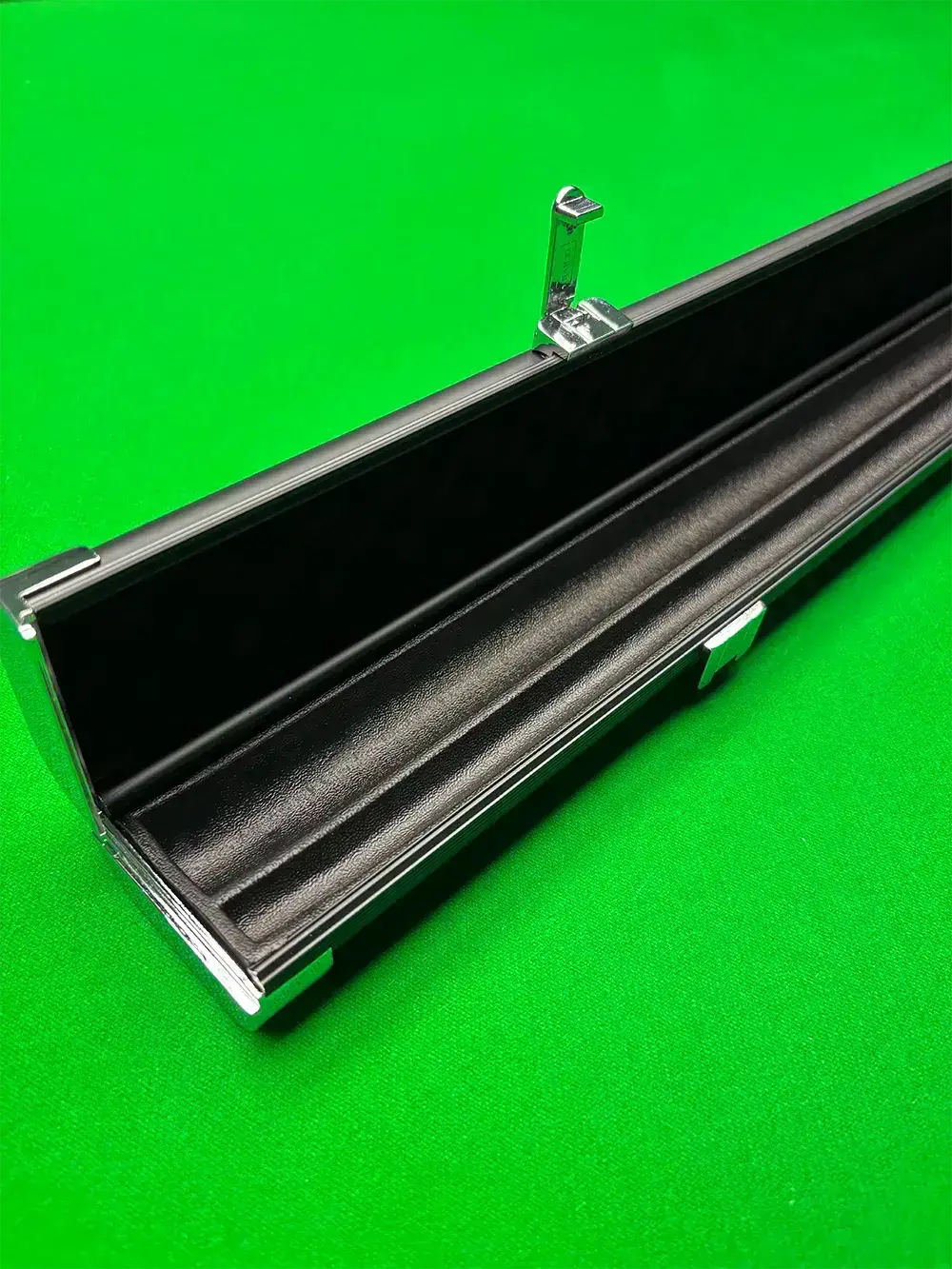 Slimline Aluminium Cue Case - Black - 2 Piece Slot by pro edge snooker