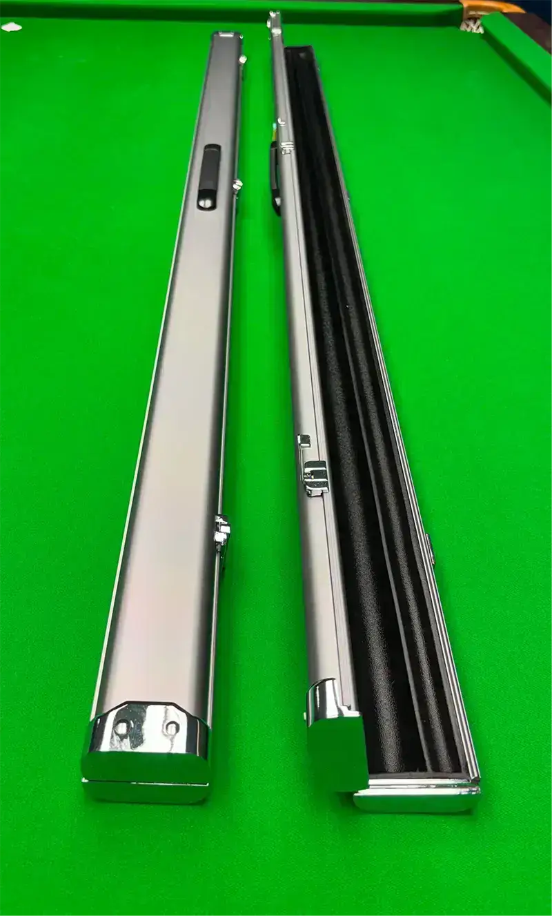 silver snooker cue case