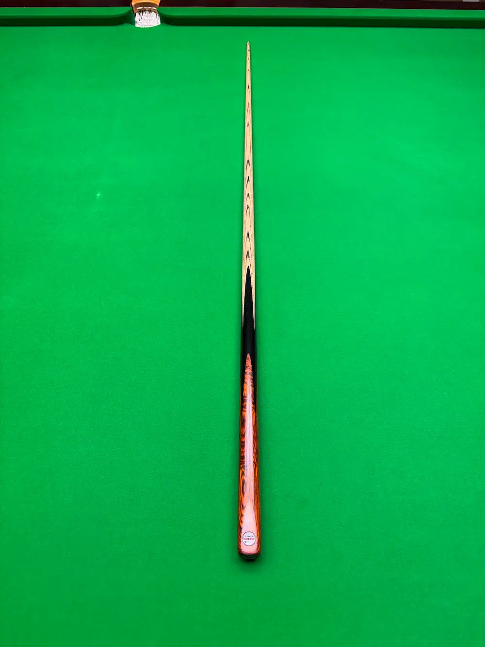 Pro Edge Apollo 1 snooker cue - 1 piece ash - titanium ferrule - ebony and Cocobolo butt