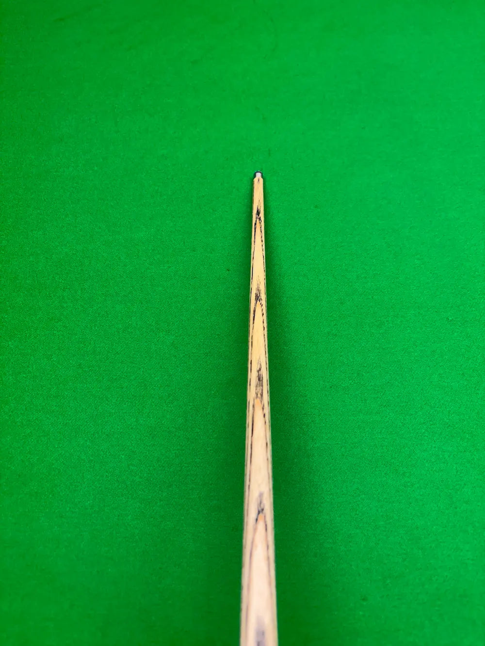 snooker cue with a titanium ferrule