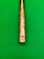 pro edge snooker cue with an Ebony and Camphor Burl butt by pro snooker player ian burns
