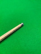 ash snooker cue with a titanium ferrule an a beautiful pro edge tip