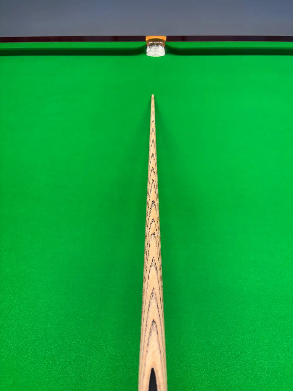 3/4 ash snooker cue with Ebony and Walnut Burl splice butt by proedge
