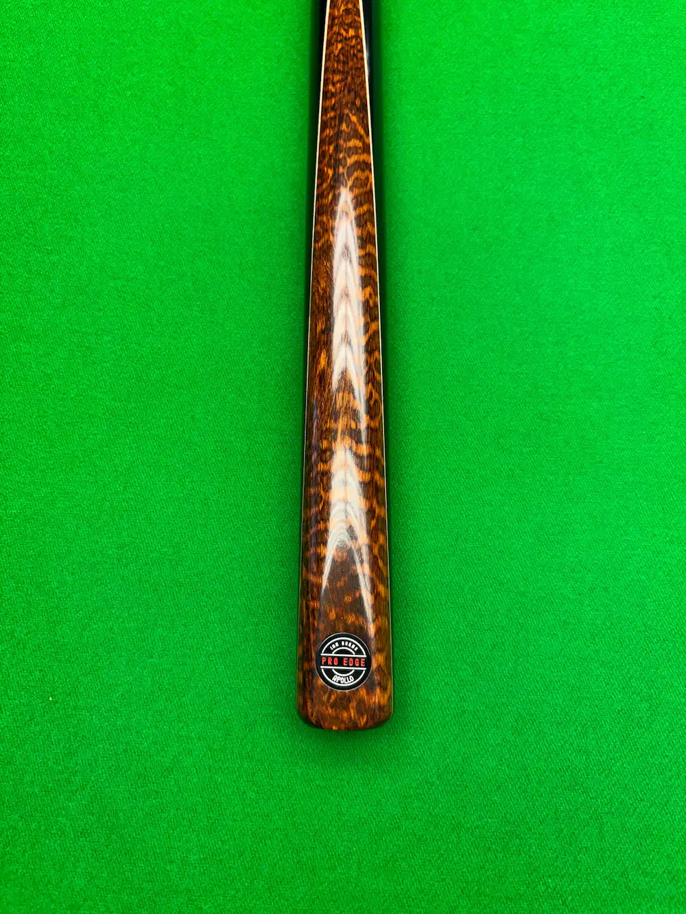 Pro Edge Apollo ref 8 - ash shaft -1 piece - ebony butt with maple veneer and single Snakewood splice