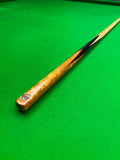 Pro Edge Apollo ref 5 snooker cue ebony with red veneer and Amboyna burl butt