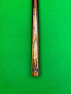 Ash cue - Ebony with red veneer and golden sandalwood butt