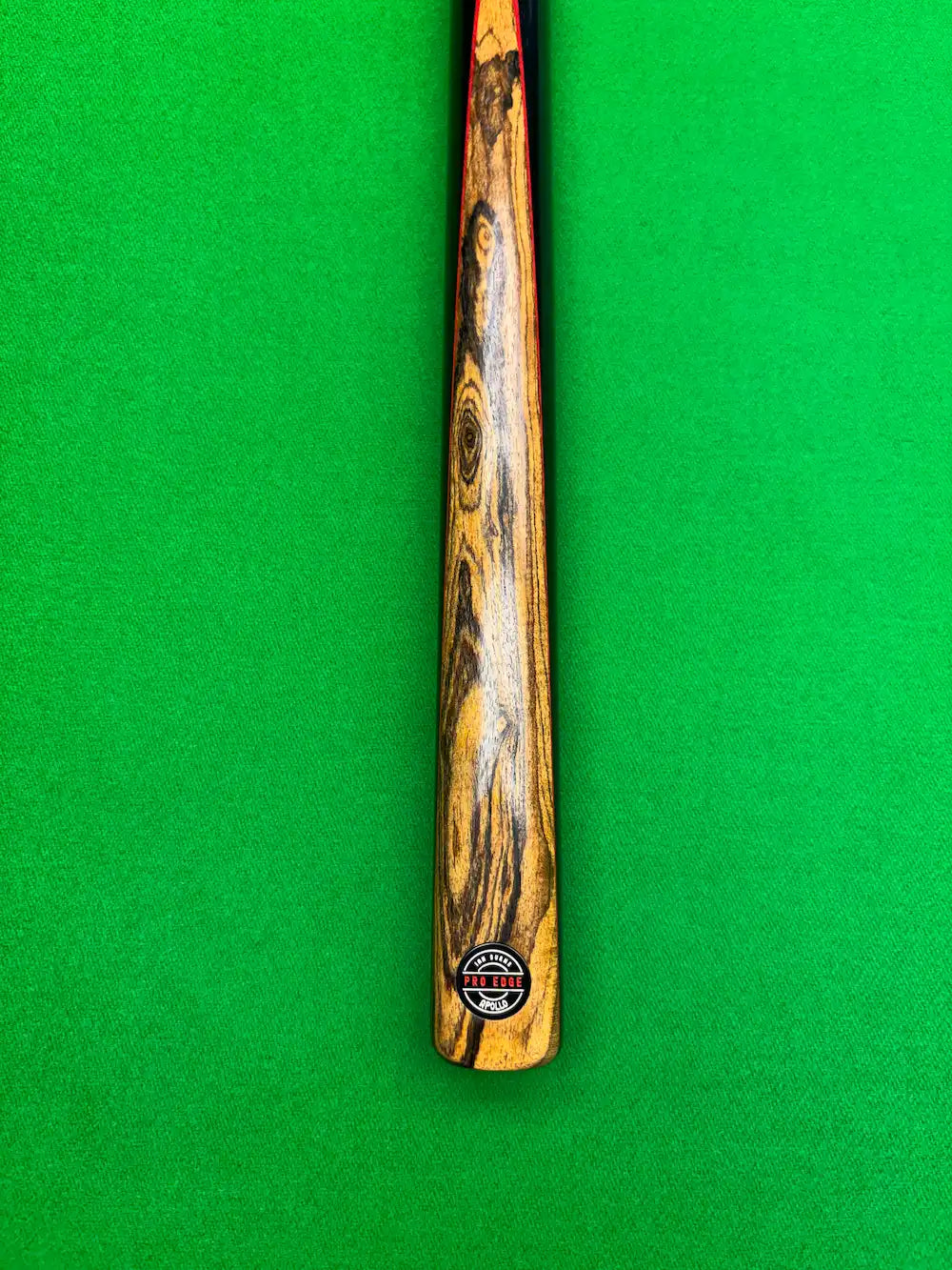 Pro Edge Apollo ref 14 - Ash - 1 piece - ebony butt with red veneer and golden sandalwood